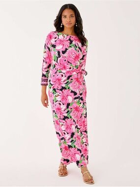 Demy Dolman Sleeve Maxi Dress